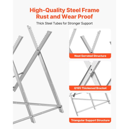 Sågbock Arbetsbock Kraftig 145 kg Bärkapacitet för Träbearbetning |  EU