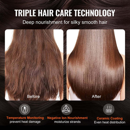 Hair Dryer Brush Ionic Hot Air Styler with 2 Volume Drying Brushes