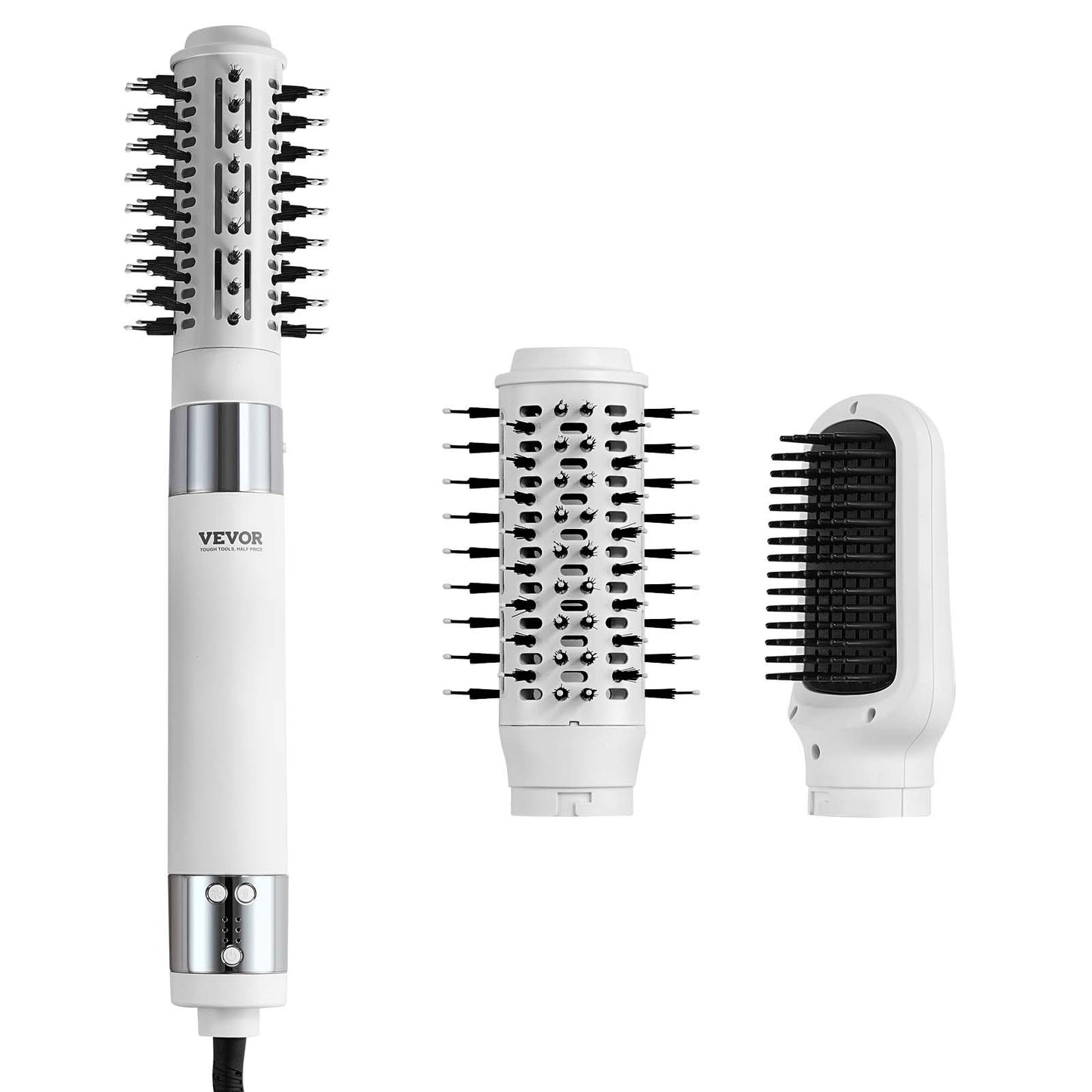 Hair Dryer Brush Ionic Hot Air Styler with 2 Volume Drying Brushes
