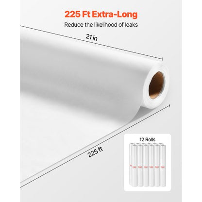 Medicinskt undersökningsbordspapper 21" x 225ft Engångsrullar med slät barriärskydd |  EU