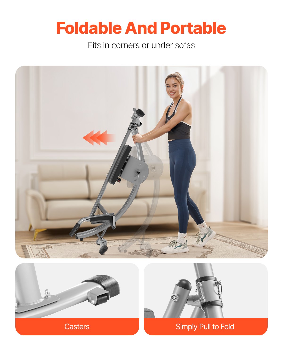 AB Exercise Machine Equipment Home Gym Core Abdominal Trainer Adjustable