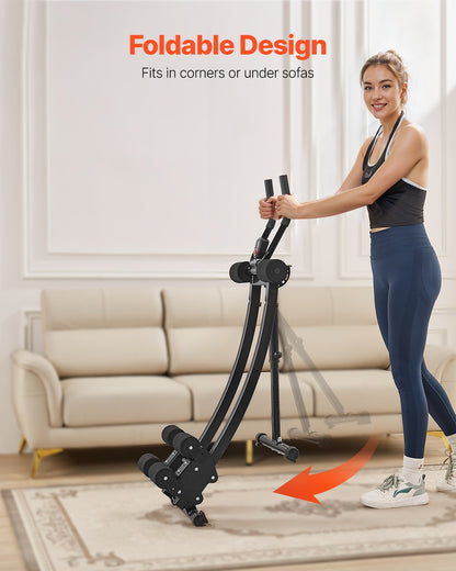 AB Träningsmaskin Utrustning Hem Gym Core Magtränare Dual-track