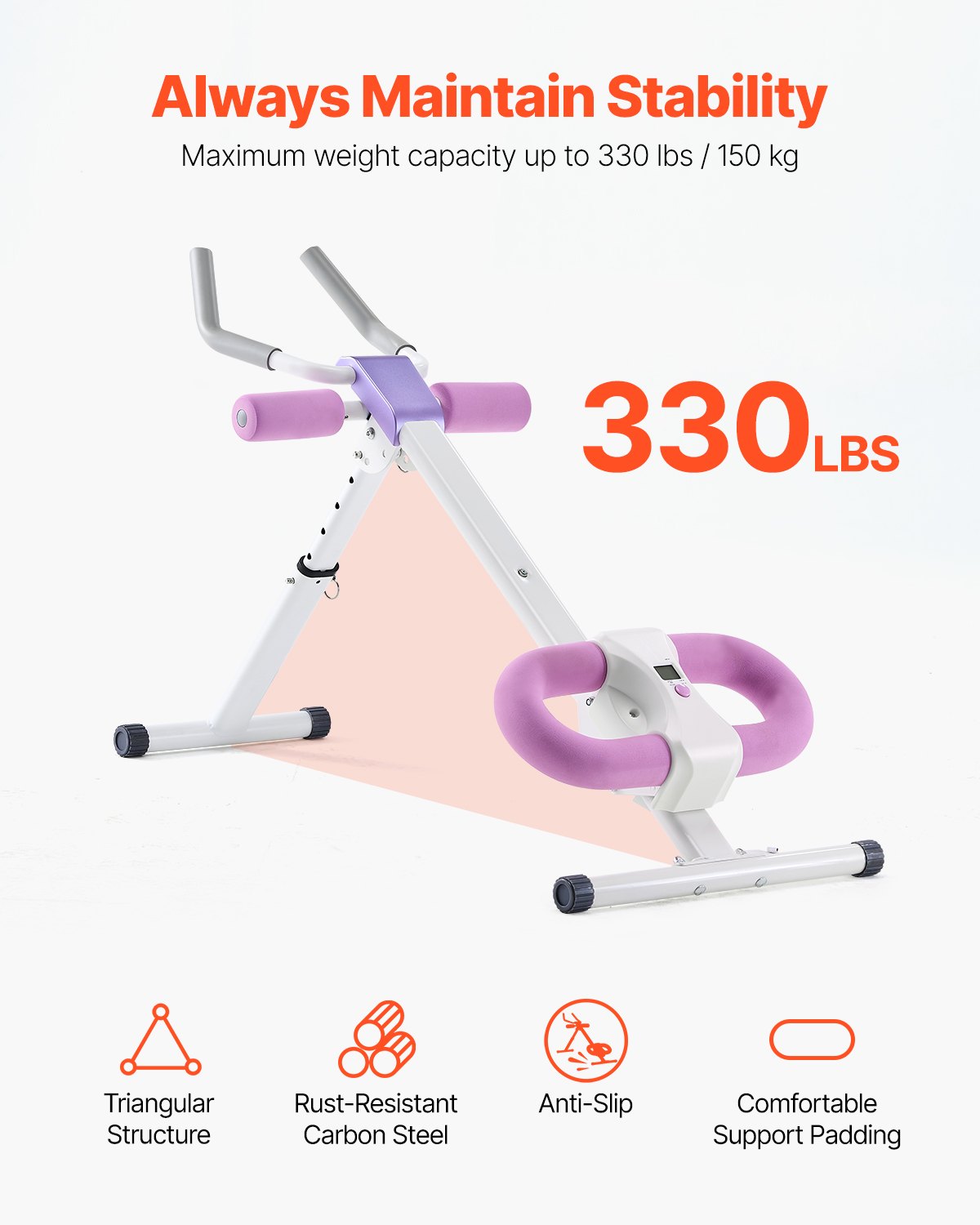 AB Trainingsgerät Ausrüstung Home Gym Core Abdominal Trainer Einstellbar