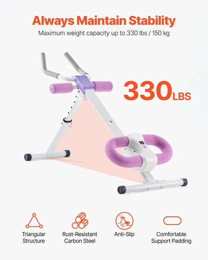 AB Trainingsgerät Ausrüstung Home Gym Core Abdominal Trainer Einstellbar