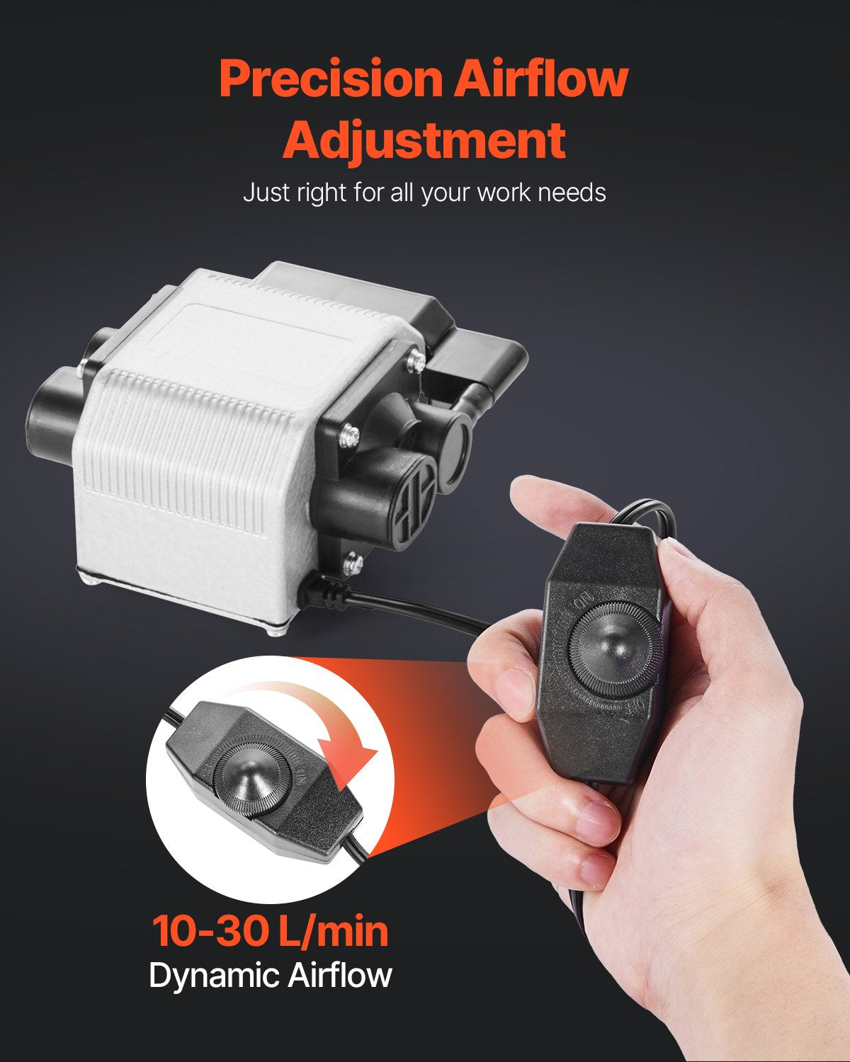 Air Assist adjustable 30 l/min air pump kit for laser engraver and cutter