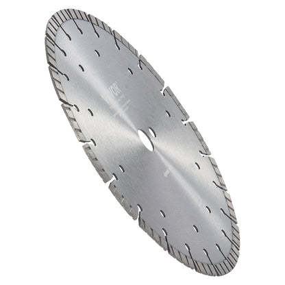Diamantblad 12 tums betongsågblad våta eller torra 0,47 tum vågiga tänder