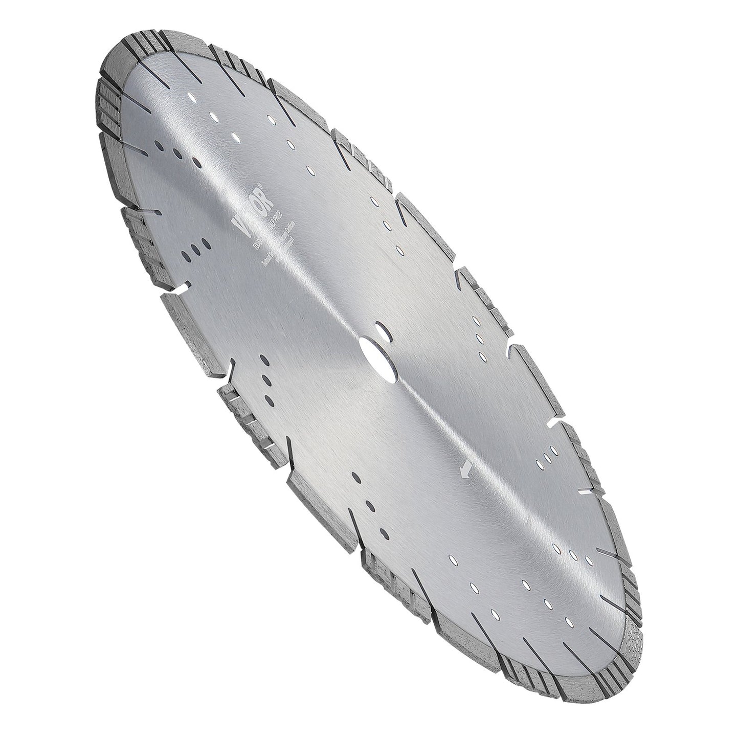 Diamantblad 14 tums betongsågblad våta eller torra 0,47 tum lutande tänder