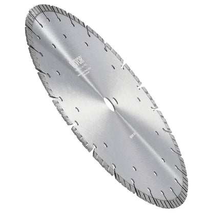 Diamantblad 14 tums betongsågblad våta eller torra 0,47 tum vågiga tänder