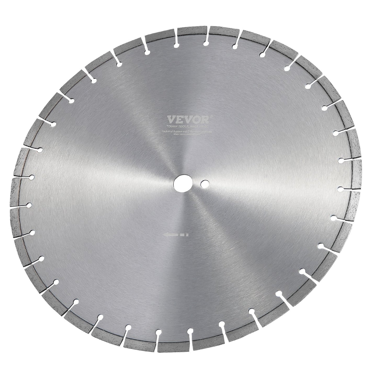 Diamantblad 18 tums betongsågblad våta eller torra 0,47 tum platta tänder