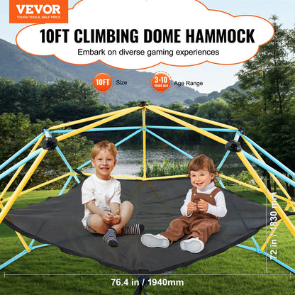 Dome Climber Hammock, Climbing Dome Accessories, Climbing Dome Hammock Suitable for 10ft dome climbing, load bearing 350 pounds, Pentagon Jungle Gym Hammock for outdoor use (hammock only)