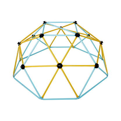 Climbing Dome, 6FT Geometric Dome Climber Play Center for Kids 3 to 9 Years Old, Jungle Gym Supports 600 LBS and Easy Assembly, with Climbing Grips, Outdoor and Indoor Play Equipment for Kids