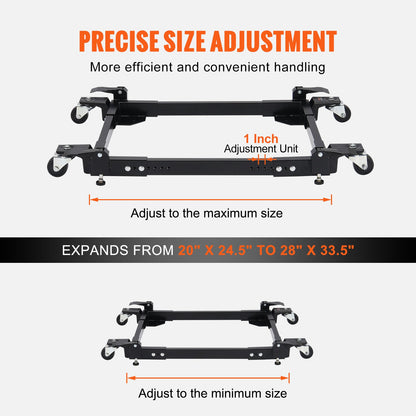 Mobile Base Heavy Duty Universal Stand 1500 lb Kapacitet för verktygsmaskiner