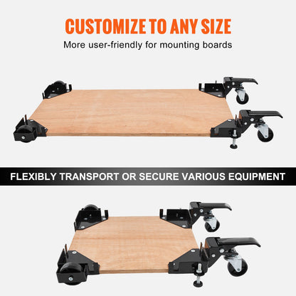 Mobile Base Heavy Duty Universal Stand 400 lbs Kapacitet för verktygsmaskiner