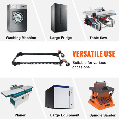 Mobile Base Heavy Duty Universal Stand 500 lbs Kapacitet för verktygsmaskiner