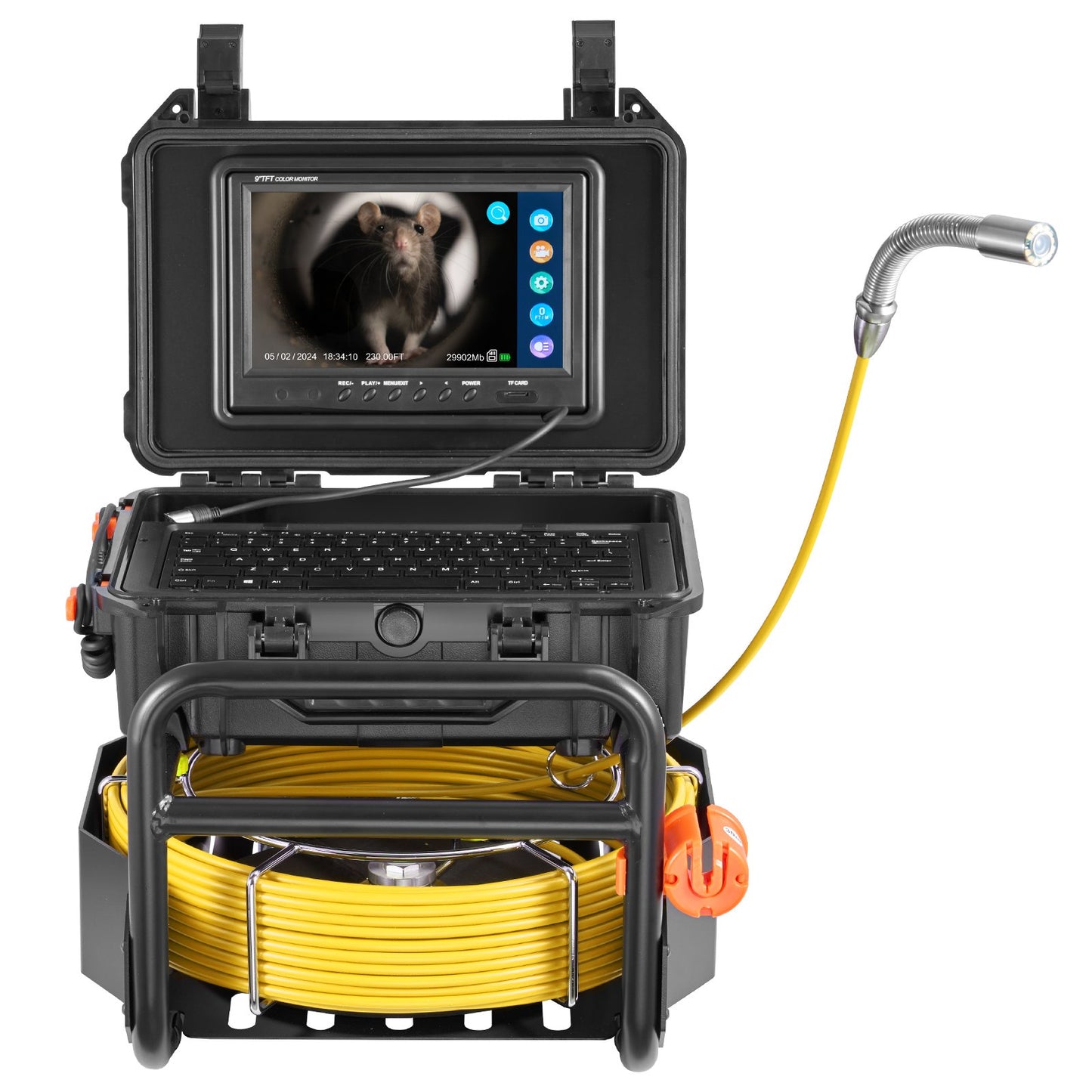 Sewer Camera 230 ft/70 m self-leveling sewer camera with 512Hz transmitter