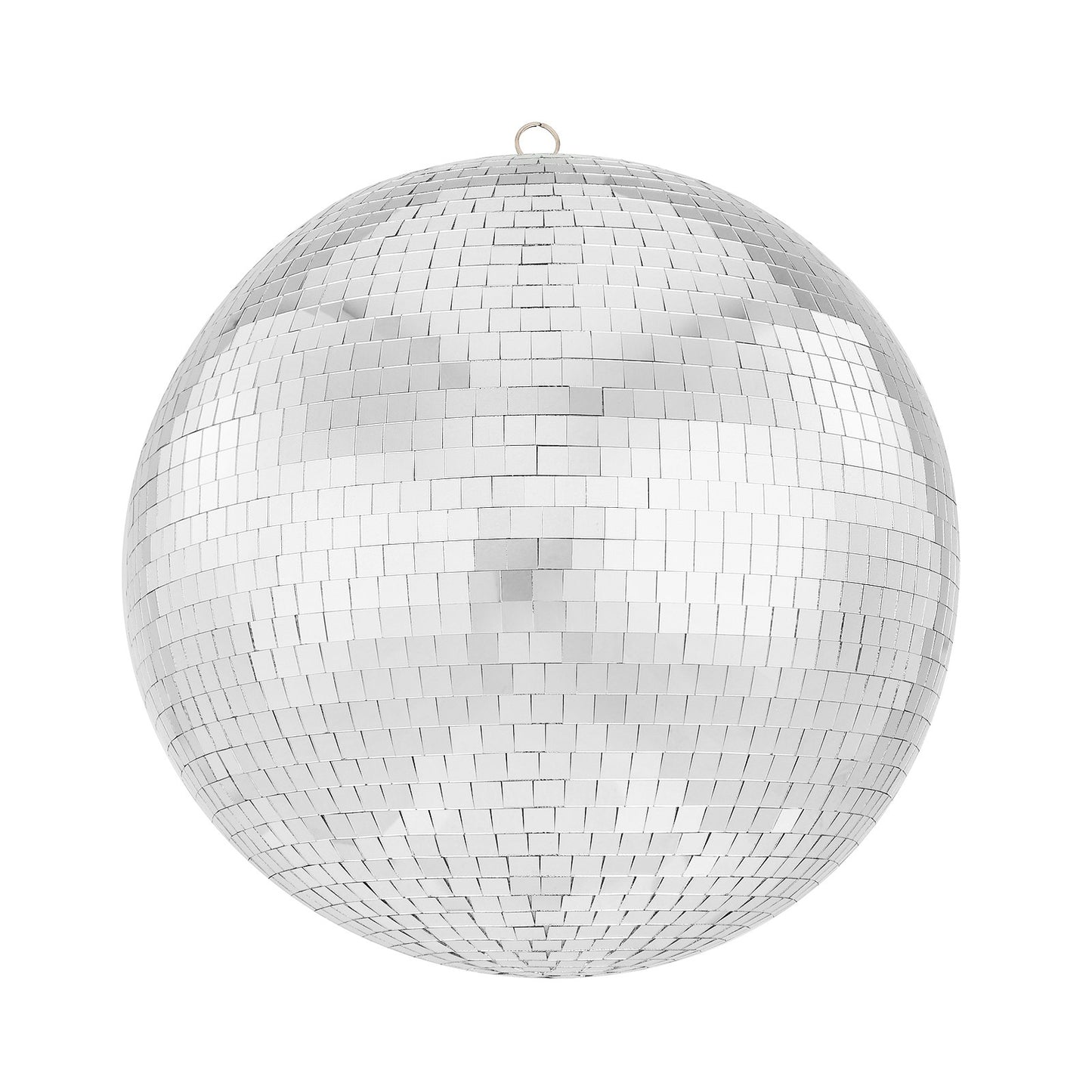 Mirror Disco Ball 12 Inch Silver Party Disco Ball with Hanging Ring