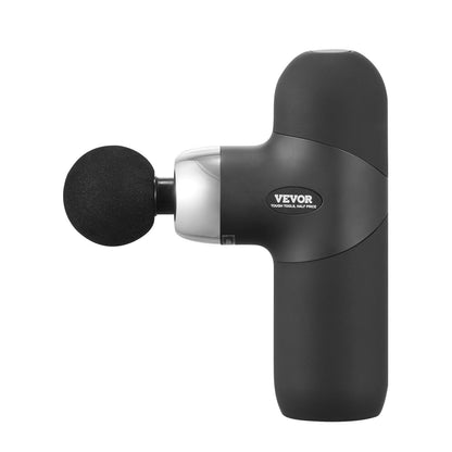Mini Massage Gun Deep Tissue Percussion Muscle Massager 4 hastigheter 4 huvuden