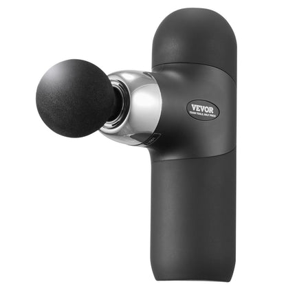 Mini Massage Gun Deep Tissue Percussion Muscle Massager 4 hastigheter 4 huvuden