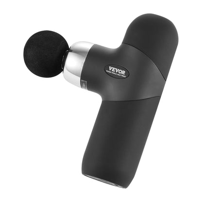 Mini Massage Gun Deep Tissue Percussion Muscle Massager 4 hastigheter 4 huvuden