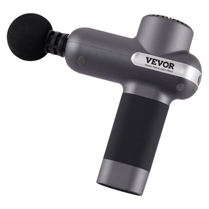 Massage Gun Deep Tissue Percussion Muscle Massager med 5 hastigheter 6 huvuden