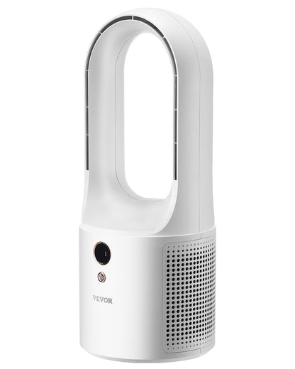 Tragbarer flügelloser Tischventilator, 12,99 Zoll, 6-Gang-Laufruhig, für Schlafzimmer und Büro