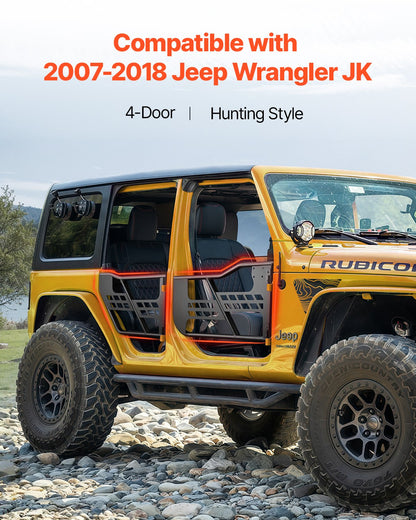 4-türige Jeep-Rohrtüren Jeep-Rohrtüren für 2007-2018 Jeep Wrangler JK