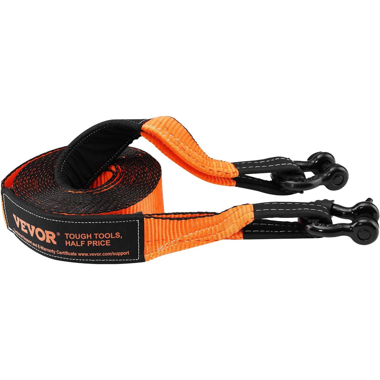Off-Road Recovery Kit, 3" x 30', Heavy Duty Winch Recovery Kit med 30000 lbs bogserband, 44092 lbs D-Ring Shackles, Shackle Recovery, Snatch Block Pulley, Handskar, förvaringsväska för ATV Jeep Truck