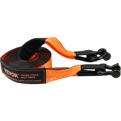Off-Road Recovery Kit, 3" x 30', Heavy Duty Winch Recovery Kit med 30000 lbs bogserband, 44092 lbs D-Ring Shackles, Shackle Recovery, Snatch Block Pulley, Handskar, förvaringsväska för ATV Jeep Truck