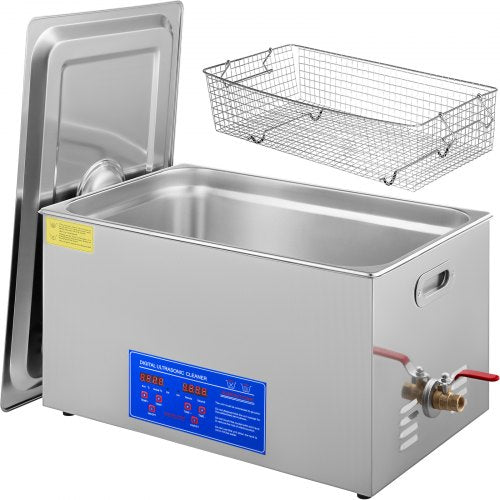 22L Ultrasonic Cleaner for Stainless Steel Ultrasonic Cleaner Digital Heater Timer Jewelry Cleaner for Commercial Personal Home Use (22L) | EU