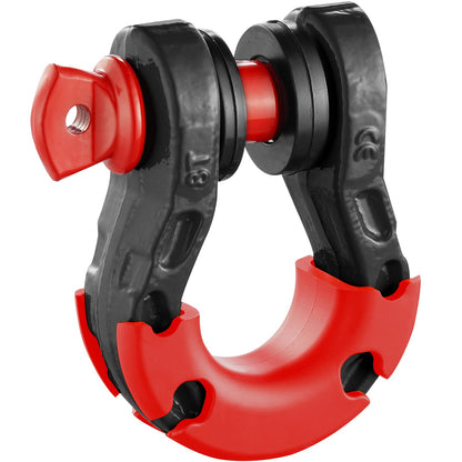 2-pack 3/4" D-ringschackel med 7/8" skruvstift 66139 lbs brottstyrka