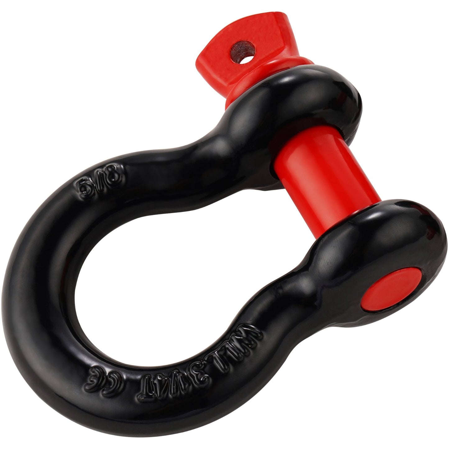 4-pack 5/8" D ringschackel med 3/4" skruvstift 28660 lbs brottstyrka