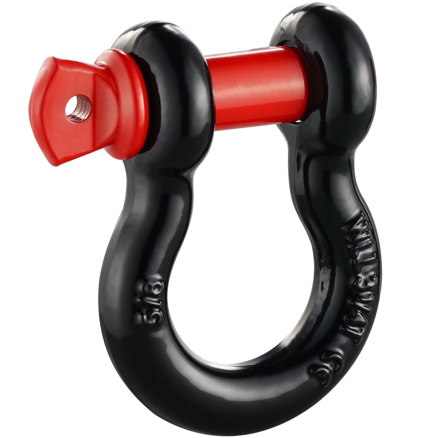 4-pack 5/8" D ringschackel med 3/4" skruvstift 28660 lbs brottstyrka