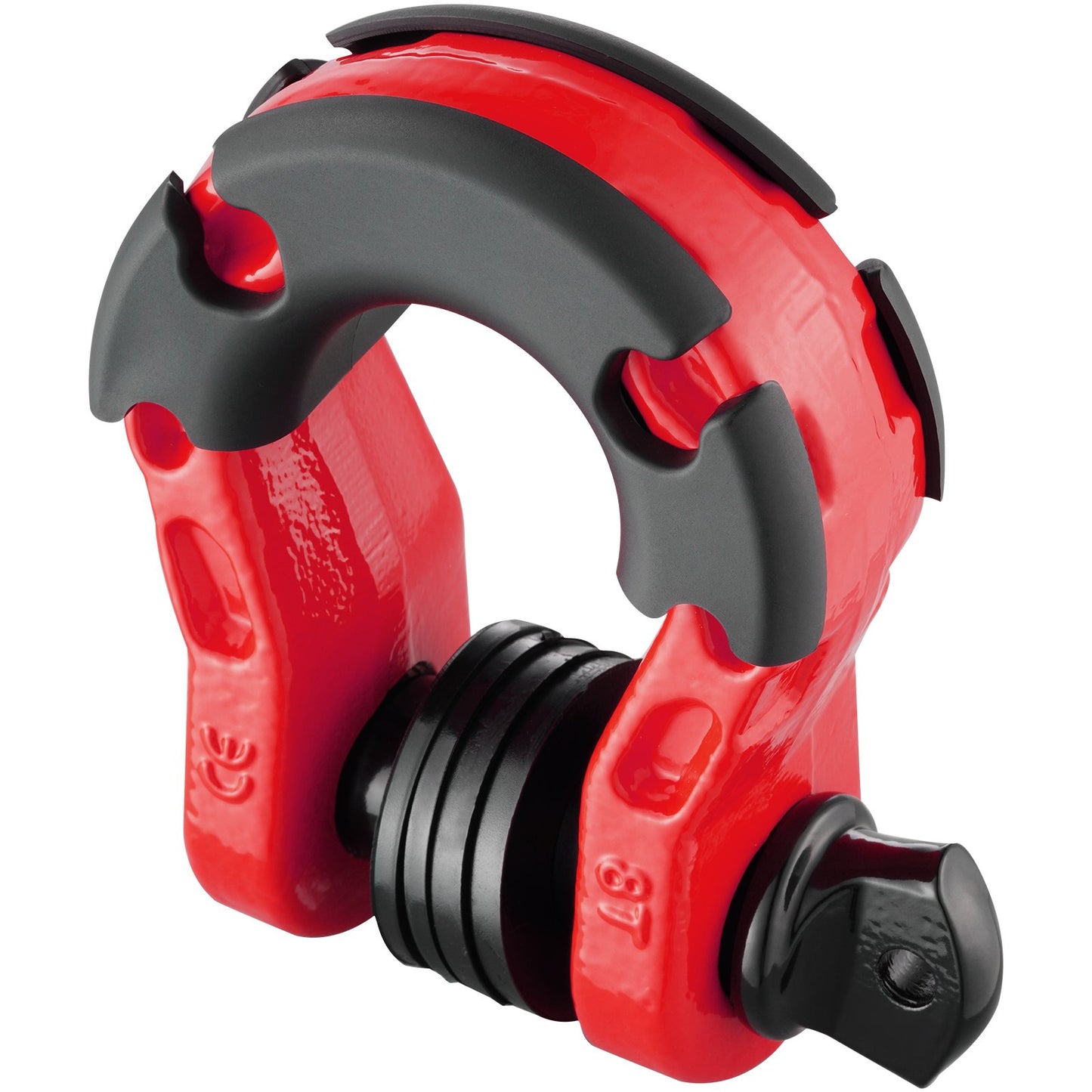 2-pack 3/4" D-ringschackel med 7/8" skruvstift 66139 lbs brottstyrka
