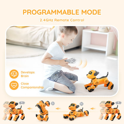 RC Robot Hundleksak Pratar Dansande Touch & Voice Fjärrkontroll Programmerbar