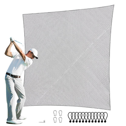 Golfnät, 10x10 fot golfträningsnät, inomhusträffnät för golf, baseboll, hockey, fotboll, kraftigt nylon DIY-bollnät, sportnätbarriär för körträningsgunga på bakgården (endast nät)