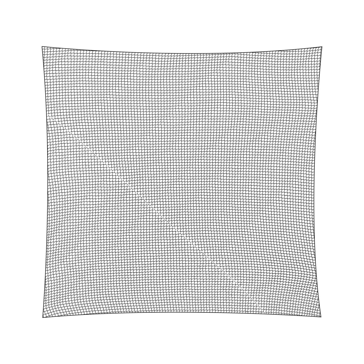 Golf Net, 3048 x 4572mm Golf Training Net, Indoor Hitting Net for Golf, Baseball, Hockey, Soccer, Heavy Duty Nylon DIY Ball Net, Sports Net for Backyard Driving Practice Swing (Net Only)