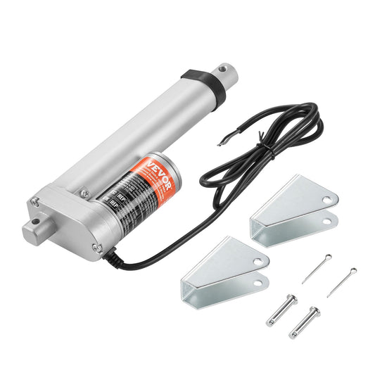 Linjärt ställdon 12V 4 tum hög belastning 330lbs/1500N 0,19"/s IP54-skydd