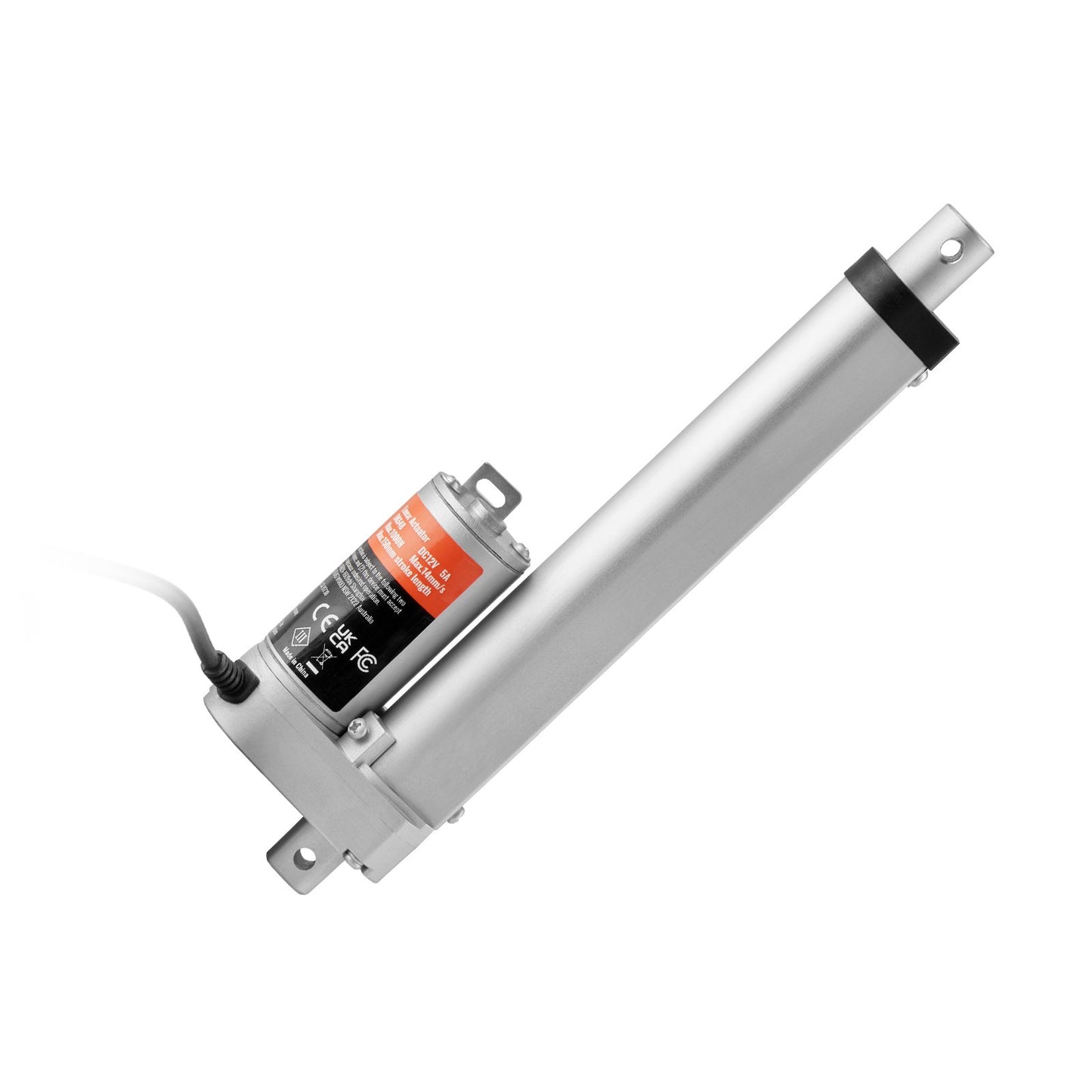 Linjärt ställdon 12V 6 tum hög belastning 330lbs/1500N 0,19"/s IP54-skydd