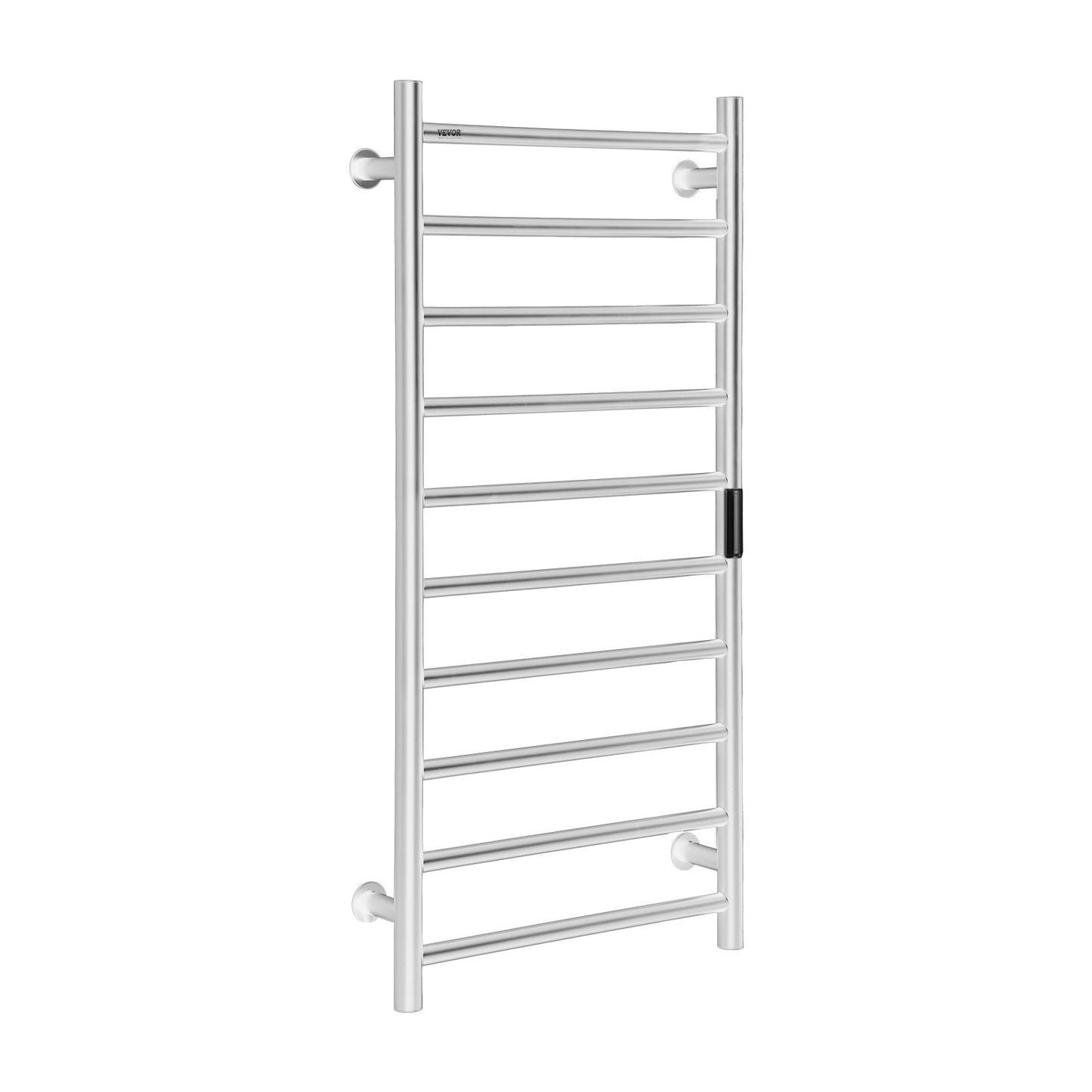 10 Bars Handdukstorkare Väggmonterad Handdukshylla Badrum Silver