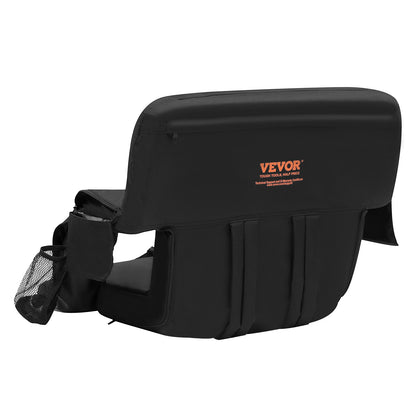 Double Heated Backrest Stadium Seat Portable Reclining Bleacher Chair