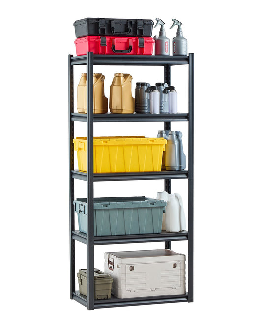 Förvaringshyllor 18" D x 32" B x 72" H 5-vånings Garage Förvaringshyllor