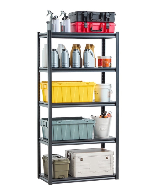 Storage Shelves 18" D x 36" W x 72" H 5-Tier Garage Storage Shelves