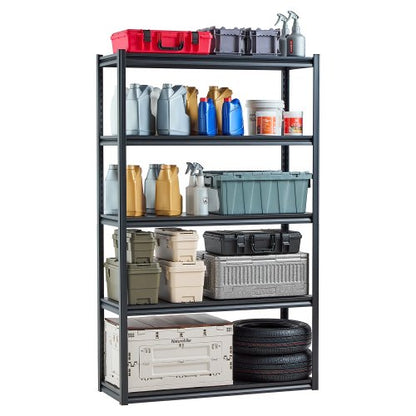 Förvaringshyllor 18" D x 48" B x 78" H 5-vånings Garage Förvaringshyllor