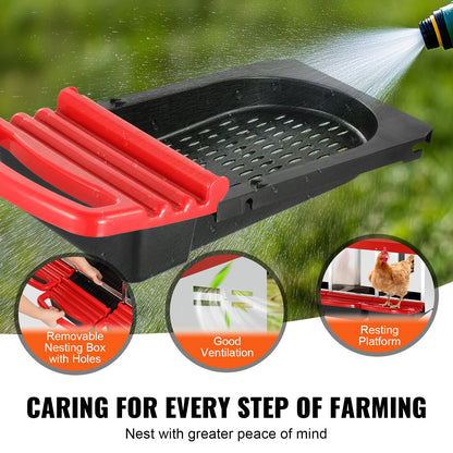 10-fack kycklingbobox Mentalbox med lutande boboxar