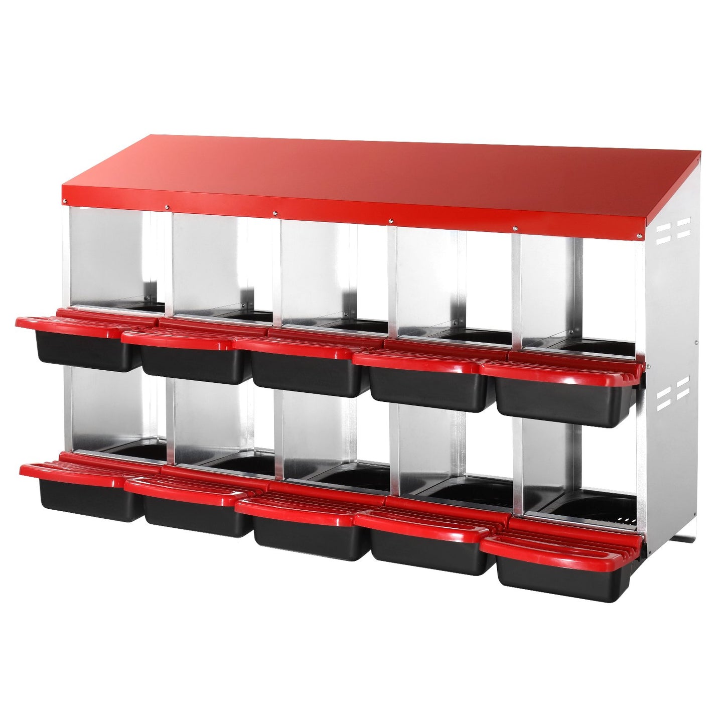 10-fack kycklingbobox Mentalbox med lutande boboxar