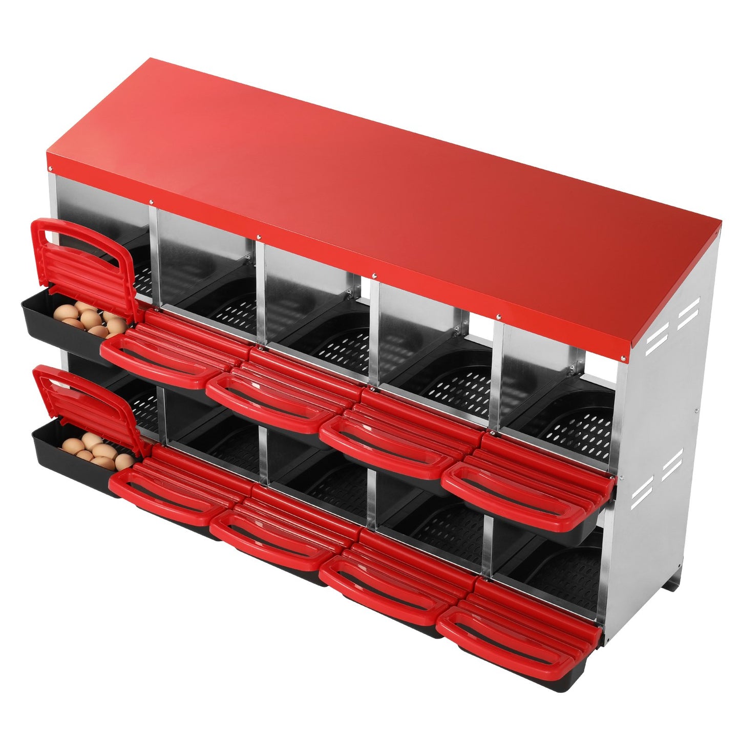 10-fack kycklingbobox Mentalbox med lutande boboxar