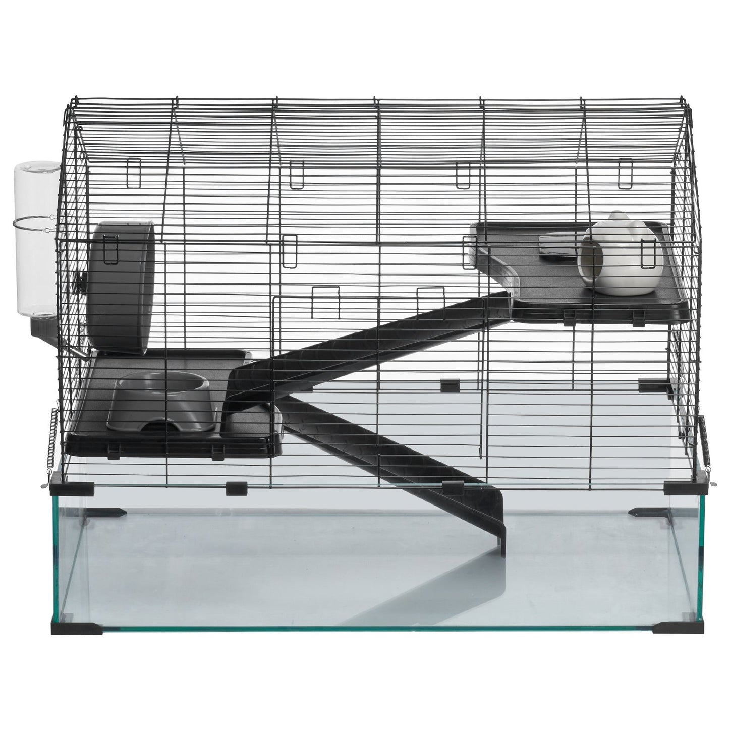 Wire Hamster Cage Habitat 29.5in Small Animal House for Rodents