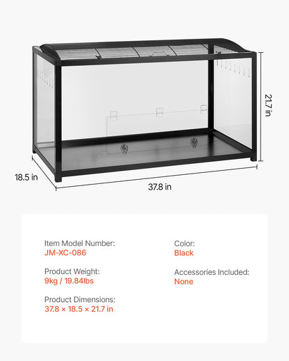 Hamsterbur Habitat 37,8 tum klar gnagare Gerbil-möss smådjurshus