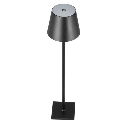 Sladdlös Bordlampa 2 ST Uppladdningsbar Batterilampa Justerbar Höjd Svart