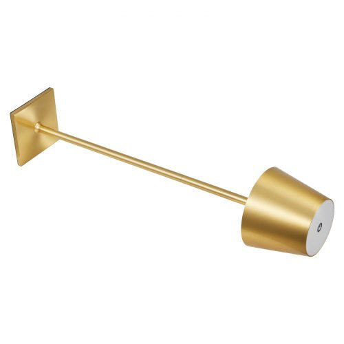 Cordless Table Lamp 2 PCS Rechargeable Battery Lamp Adjustable Height Gold